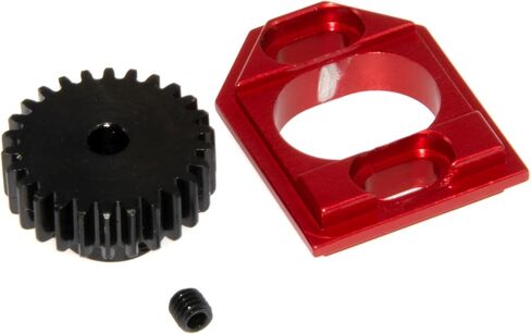 Motor Mount & Gear Compatible with 1/16 MJX Hyper Go 16207 16208 16209 16210 1/14 14209 14210 14211 14301 14302 14303 Upgrade Rc Car Metal Motor Pinion Gear Hold Part Replacement(Titanium) in Saudi Arabia