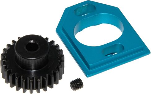 Motor Mount & Gear متوافق مع 1/16 MJX Hyper GO 16207 16208 16209 16210 1/14 14209 14210 14211 14301 14302 14303 RC RC CAR MATER MOTOR PINION GEAR Part (Titanium) in Kuwait
