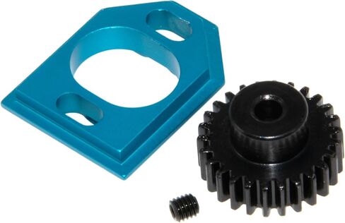 Motor Mount & Gear متوافق مع 1/16 MJX Hyper GO 16207 16208 16209 16210 1/14 14209 14210 14211 14301 14302 14303 RC RC CAR MATER MOTOR PINION GEAR Part (Titanium) in Kuwait