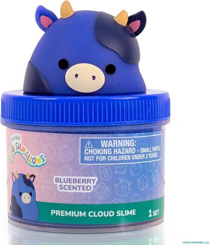 الفصيلة الأصلية Squishmallows ingrid The Cow Premium Cloud Slime ، و Scent-Scented ، و 8 أونصة ، وحاوية تخزين مع تمثال أعلى ، وسحر مطاطي ، وأحواض حقائب Goodie ، وأفضل حفلات الأطفال ، والألعاب الحسية in Saudi Arabia