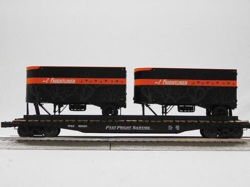 Lionel Frightliner Tofc Flatcar #103125 W/2 20 'Trailers O Gauge Train Car 2526400 in Saudi Arabia