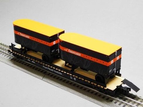 Lionel Frightliner Tofc Flatcar #103125 W/2 20 'Trailers O Gauge Train Car 2526400 in Saudi Arabia