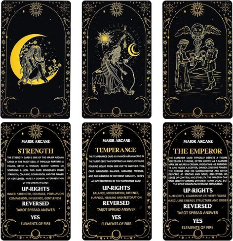 KNANA 78 Tarot Cards with Text Pattern Pattern Tarot Cards Learning Tarot Card للمبتدئين in Saudi Arabia