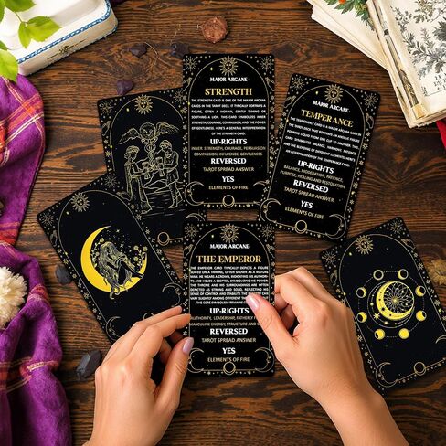 KNANA 78 Tarot Cards with Text Pattern Pattern Tarot Cards Learning Tarot Card للمبتدئين in Saudi Arabia