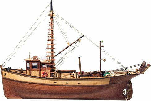 OCCRE PALAMOS 1:45 SCALE MEDITERRANIAN FIRISHING MODET KIT #12000 (نموذج مع مجموعة الطلاء الأكريليك preimium) in Saudi Arabia