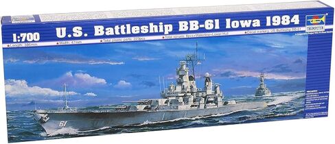 عازف البوق 1/700 USS Iowa BB61 Battleship 1984 Model Kit in Saudi Arabia