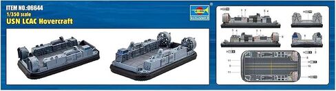 عازف البوق TRU06644 1/350 USN LCAC مجموعة طراز بلاستيك ، متعدد الألوان ، متعدد الألوان in Saudi Arabia