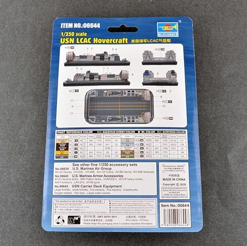 عازف البوق TRU06644 1/350 USN LCAC مجموعة طراز بلاستيك ، متعدد الألوان ، متعدد الألوان in Saudi Arabia