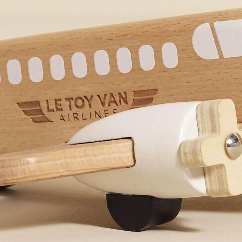 Le Toy Van - طائرة لعبة خشبية | لعب الأطفال الخالدة مع مراوح الغزل - مناسبة لأعمار 3 سنوات in Saudi Arabia