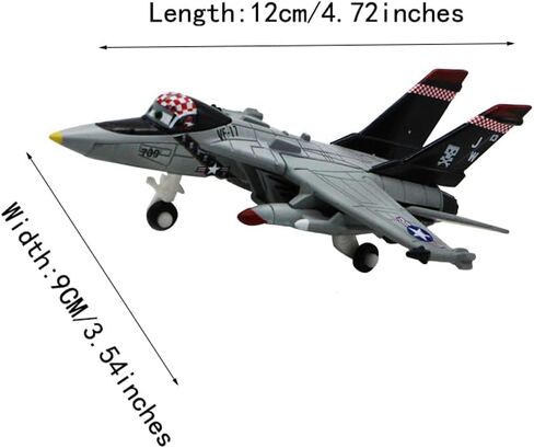 2 Pack Movie Planes No. 7 Dusty and No. 13 Ripslinger Metal Diecast Airplane Toy ، Hight Birthday Toys Gift (Dusty Ripslinger) in Kuwait