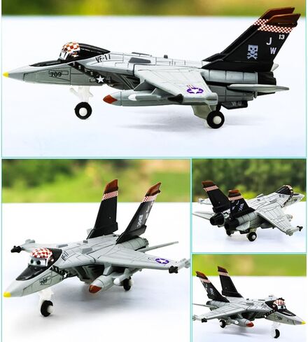2 Pack Movie Planes No. 7 Dusty and No. 13 Ripslinger Metal Diecast Airplane Toy ، Hight Birthday Toys Gift (Dusty Ripslinger) in Kuwait