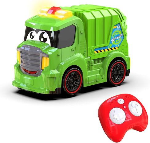 Remote Control Garbage Truck Toys for Toddlers 1-3 with Lights & Sounds RC Recycling Vehicle for Kids 3-8 Durable Waste Management Trash Truck for Boys & Girls in Saudi Arabia
