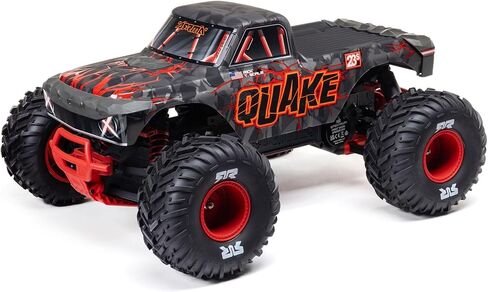 ARRMA RC Truck 1/10 Quake 223S 2WD RTR (Battery and Charger Not Included) Brushless Monster Truck, Purple, ARA3537T3 in Saudi Arabia