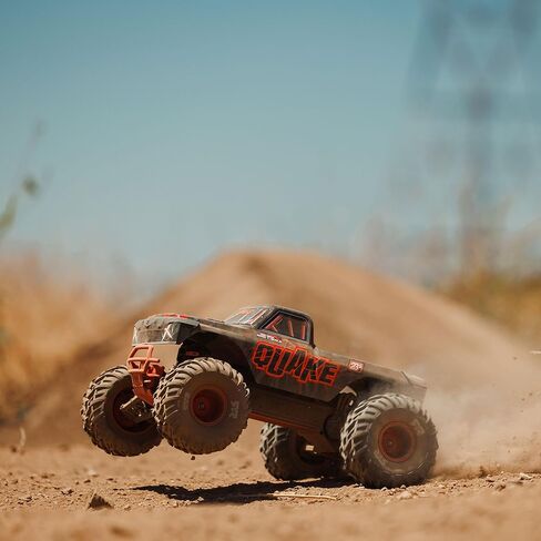 ARRMA RC Truck 1/10 Quake 223S 2WD RTR (Battery and Charger Not Included) Brushless Monster Truck, Purple, ARA3537T3 in Saudi Arabia