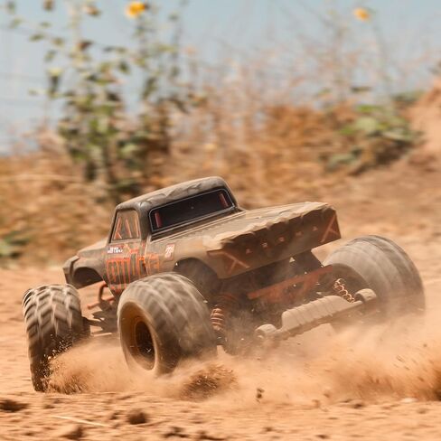 ARRMA RC Truck 1/10 Quake 223S 2WD RTR (Battery and Charger Not Included) Brushless Monster Truck, Purple, ARA3537T3 in Saudi Arabia