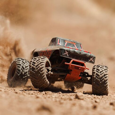 ARRMA RC Truck 1/10 Quake 223S 2WD RTR (Battery and Charger Not Included) Brushless Monster Truck, Purple, ARA3537T3 in Saudi Arabia