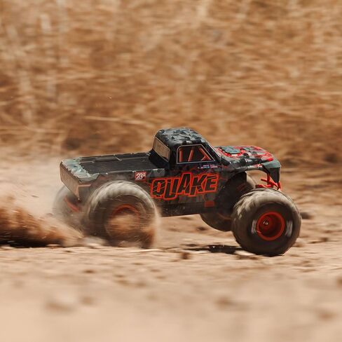 ARRMA RC Truck 1/10 Quake 223S 2WD RTR (Battery and Charger Not Included) Brushless Monster Truck, Purple, ARA3537T3 in Saudi Arabia
