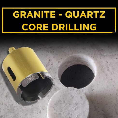 2-3/8 inch Diamond Concrete Hole Saw Masonry Core Drill Bit Heavy Duty for Brick, Cinder Block, Pavement, Foundation Walls, Concrete Standard Drill Shank in Saudi Arabia
