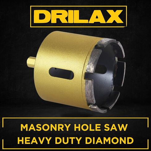 2-3/8 inch Diamond Concrete Hole Saw Masonry Core Drill Bit Heavy Duty for Brick, Cinder Block, Pavement, Foundation Walls, Concrete Standard Drill Shank in Saudi Arabia