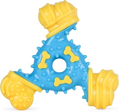 Arm & Hammer for Pets Nubbies TriBone Dog Dental Toy Best Dog Chew Toy for Moderate Chewers Dog Dental Toy Helps Reduce Plaque & Tartar Peanut Butter Flavor Baking Soda (Pack of 1) in Saudi Arabia