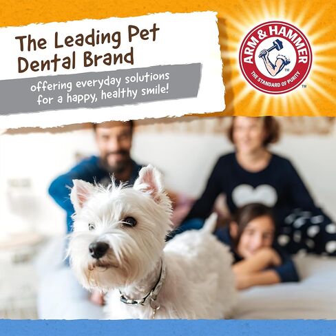 Arm & Hammer for Pets Nubbies TriBone Dog Dental Toy Best Dog Chew Toy for Moderate Chewers Dog Dental Toy Helps Reduce Plaque & Tartar Peanut Butter Flavor Baking Soda (Pack of 1) in Saudi Arabia