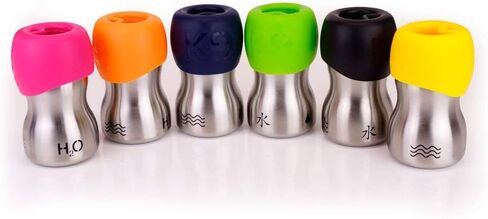 Stainless Steel Dog Water Bottle and Travel Bowl, Small, 270 ml, Deep Navy in Saudi Arabia