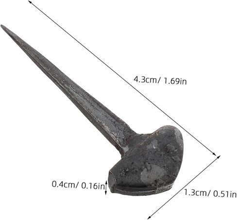 50pcs Iron Horseshoe Nails for Sports Hoof Care Tools for Training and Competition Enhanced Stability and Health for Your Horse Hooves in Saudi Arabia