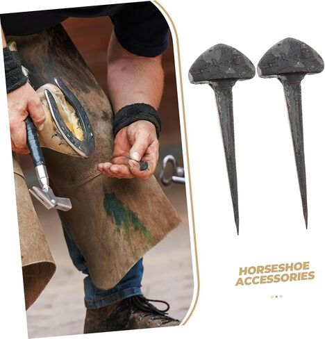 50pcs Iron Horseshoe Nails for Sports Hoof Care Tools for Training and Competition Enhanced Stability and Health for Your Horse Hooves in Saudi Arabia