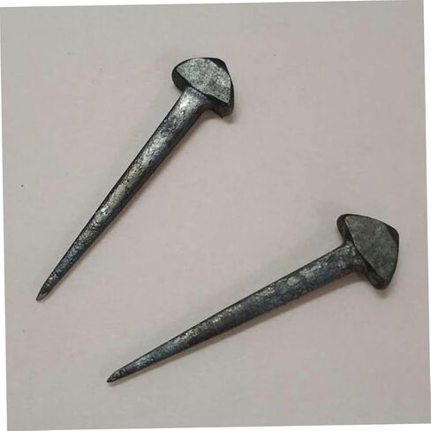 Ganazono 50pcs Horseshoe Nails Professional Horse Grooming Tool Iron Hoof Nails Barn Asced in Kuwait