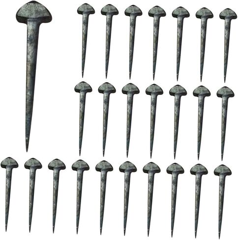 MERRYHAPY 50pcs Professional Hoof Nails Iron Horseshoe Nails for Horse Equipment Portable Horseshoe Tool Rear Brake Pads in Saudi Arabia