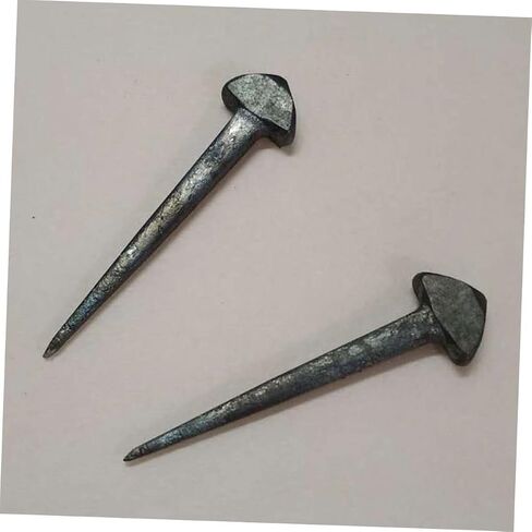 MERRYHAPY 50pcs Professional Hoof Nails Iron Horseshoe Nails for Horse Equipment Portable Horseshoe Tool Rear Brake Pads in Saudi Arabia