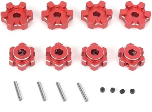 أجزاء RC متوافقة مع Traxxas لـ MAXX 1/10 RC CAR Parts Metal 17mm Senxagonal Adapter Gasket in Kuwait