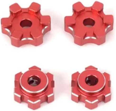 أجزاء RC متوافقة مع Traxxas لـ MAXX 1/10 RC CAR Parts Metal 17mm Senxagonal Adapter Gasket in Kuwait