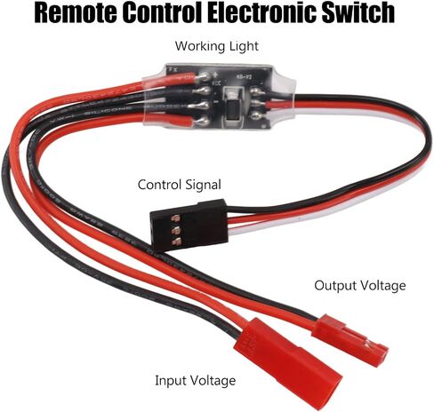 RC Switch ، RC Remote Control On Off Switch PWM Electronic Channel for RC Car Truck Boat Boat Control Control ، 3‑30V 20A in Kuwait