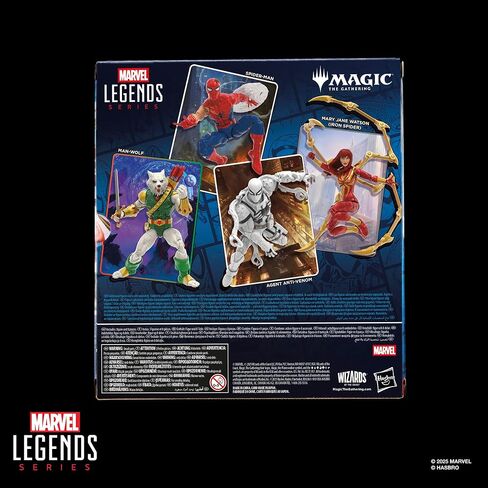 Spider-Man Marvel Legends Series Magic: The Gathering Mary Jane Watson (Iron Spider) ، رقم عمل بحجم 6 بوصات وبطاقة تداول ألعاب البطاقات القابلة للتحصيل الحصرية in Kuwait