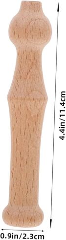 TEHAUX 4Pcs Wooden Punch Needle Holder for Wool Felting Ergonomic Design Durable Crafting Tools for DIY Projects for Needle Felting and Creative Crafting in Saudi Arabia
