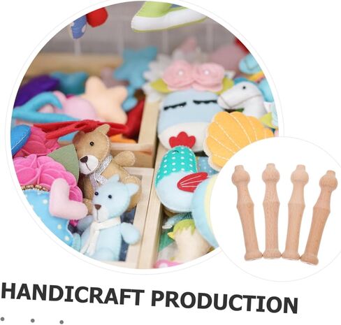 TEHAUX 4Pcs Wooden Punch Needle Holder for Wool Felting Ergonomic Design Durable Crafting Tools for DIY Projects for Needle Felting and Creative Crafting in Saudi Arabia