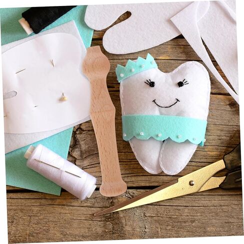 TEHAUX 4Pcs Wooden Punch Needle Holder for Wool Felting Ergonomic Design Durable Crafting Tools for DIY Projects for Needle Felting and Creative Crafting in Saudi Arabia