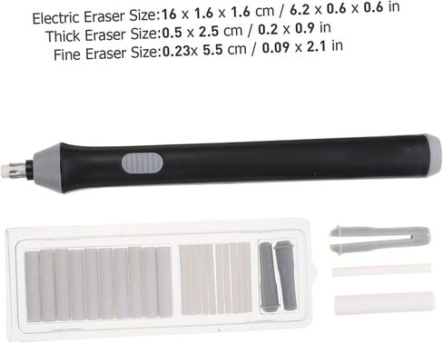 Gatuida Electric Electric Eraser Auto Eraser for Sketch Battery Battery Typo Typo Tool for Vrents Turners and Professionals in School and Office Use in Saudi Arabia