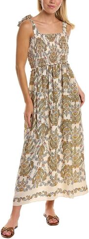 Max Studio Women's Tie Strap Smocked Bodice Maxi Dress in Saudi Arabia