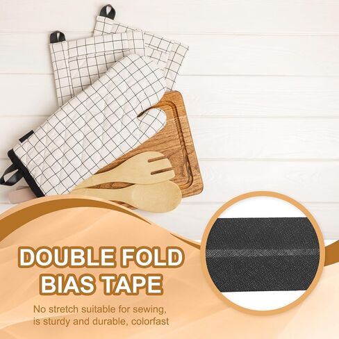 YELARXI Double Fold Bias Tape for Sewing, Quilt Binding Cotton Bias Tape Double Fold 1/2 Inch 25 Yards Fit for Hemming Seaming DIY Crafts Piping - (Rose Red) in Saudi Arabia