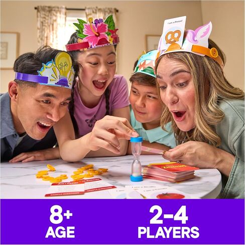Spin Master Games, Hedbanz 3rd Edition with New Cards & Headbands, Picture Guessing Card Game, Quick Questions & Fast Fun, Easy to Play for Family & Kids, 2-6 Players, for Ages 6 & Up in Saudi Arabia