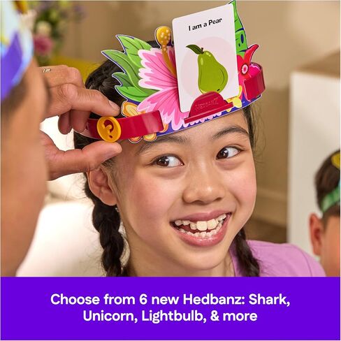 Spin Master Games, Hedbanz 3rd Edition with New Cards & Headbands, Picture Guessing Card Game, Quick Questions & Fast Fun, Easy to Play for Family & Kids, 2-6 Players, for Ages 6 & Up in Saudi Arabia