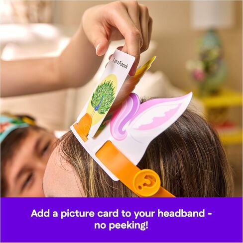Spin Master Games, Hedbanz 3rd Edition with New Cards & Headbands, Picture Guessing Card Game, Quick Questions & Fast Fun, Easy to Play for Family & Kids, 2-6 Players, for Ages 6 & Up in Saudi Arabia