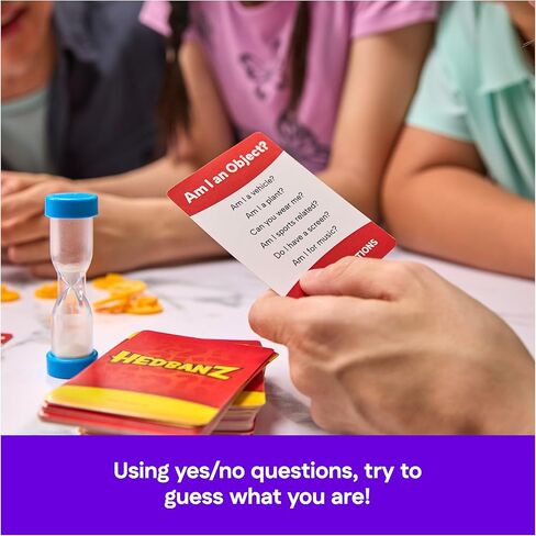 Spin Master Games, Hedbanz 3rd Edition with New Cards & Headbands, Picture Guessing Card Game, Quick Questions & Fast Fun, Easy to Play for Family & Kids, 2-6 Players, for Ages 6 & Up in Saudi Arabia