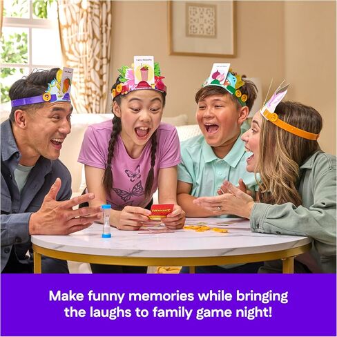 Spin Master Games, Hedbanz 3rd Edition with New Cards & Headbands, Picture Guessing Card Game, Quick Questions & Fast Fun, Easy to Play for Family & Kids, 2-6 Players, for Ages 6 & Up in Saudi Arabia