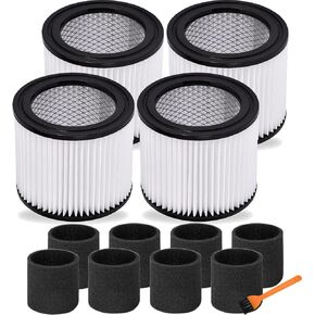 HEPA Vacuum Cleaner Replacement Filter Compatible with Shop-Vac 90398, 903-98, 9039800, 903-98-00 Hangup Wet/Dry Vacuum Cleaner Spares Cartridge Filter (Pack of 2+4) in Kuwait