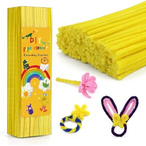 Pipe Cleaners Chenille Stem, 300PCS Pipe Cleaners Craft Supplies, Fuzzy Sticks Pipe Cleaner Brush for DIY Art Creative Craft Decorations (Grey) in Kuwait