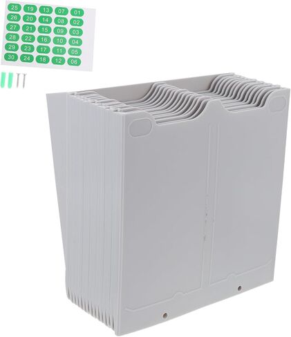 Multi-Functional Attendance Cards Holder Adjustable Cards Storage Shelf Slots for Office and Warehouse Use in Saudi Arabia