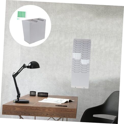 Multi-Functional Attendance Cards Holder Adjustable Cards Storage Shelf Slots for Office and Warehouse Use in Saudi Arabia